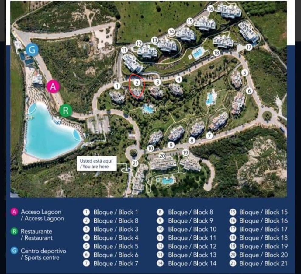 Alcazaba Lagoon Estepona Golf Leilighet Eksteriør bilde